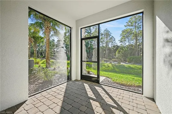 a view of a room with window