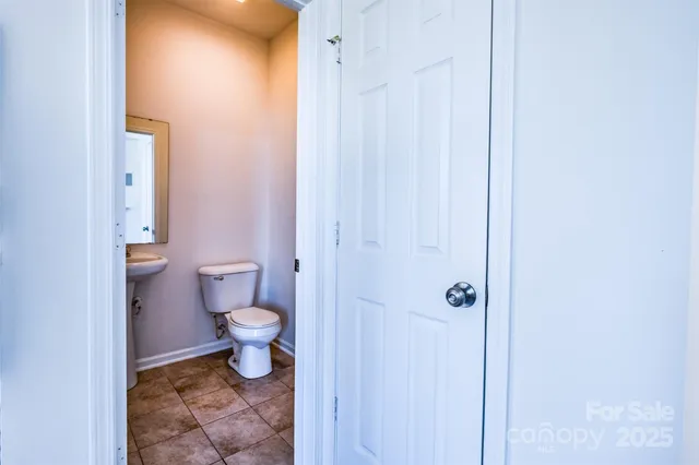 a bathroom with a toilet