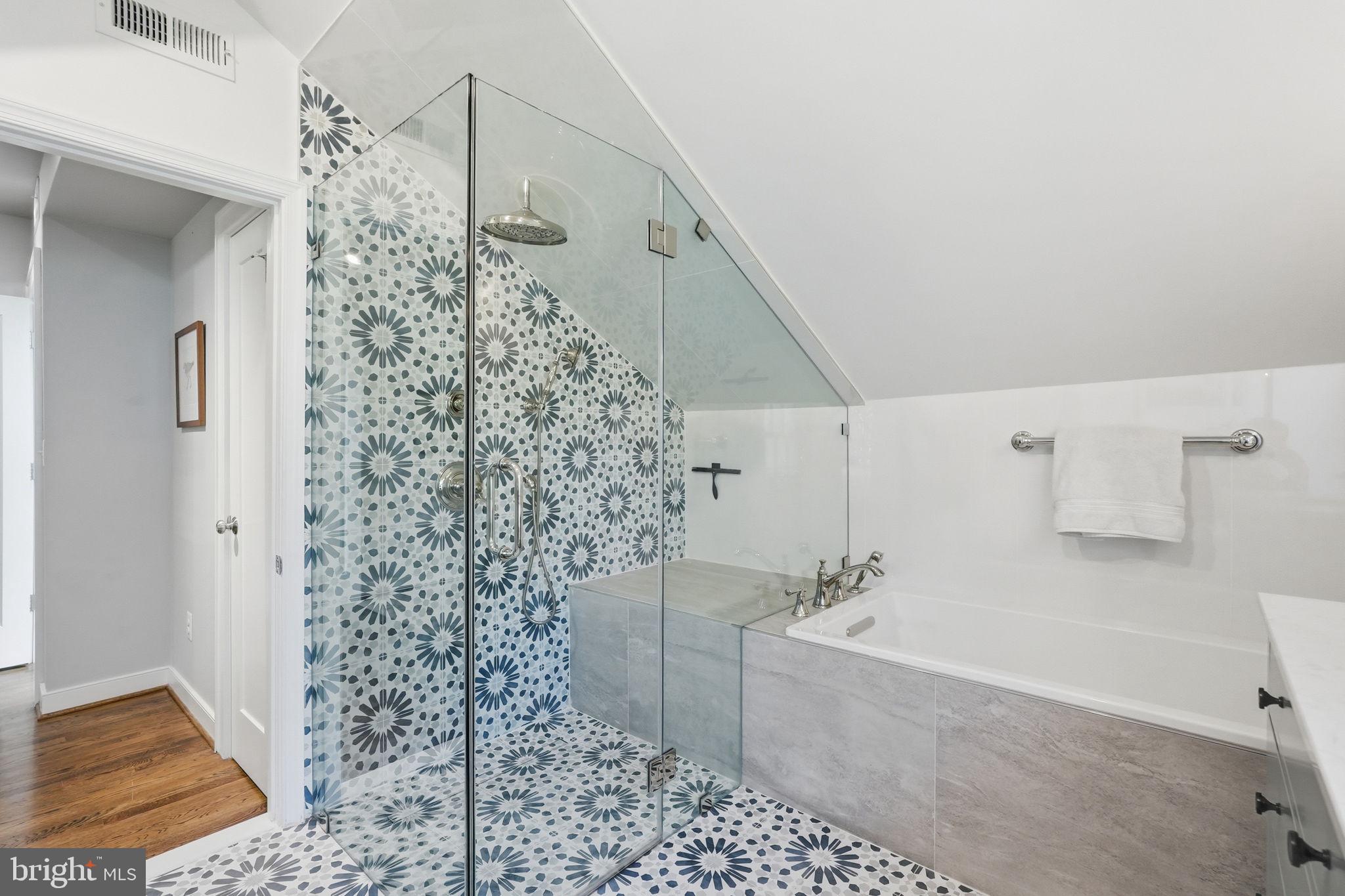 6814 Brookville Road Chevy Chase, MD 20815 - Photo 29 of 39 Stylish bathroom with modern flair.