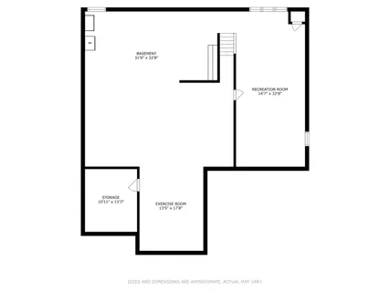 an aerial view of a house with outdoor space and street view