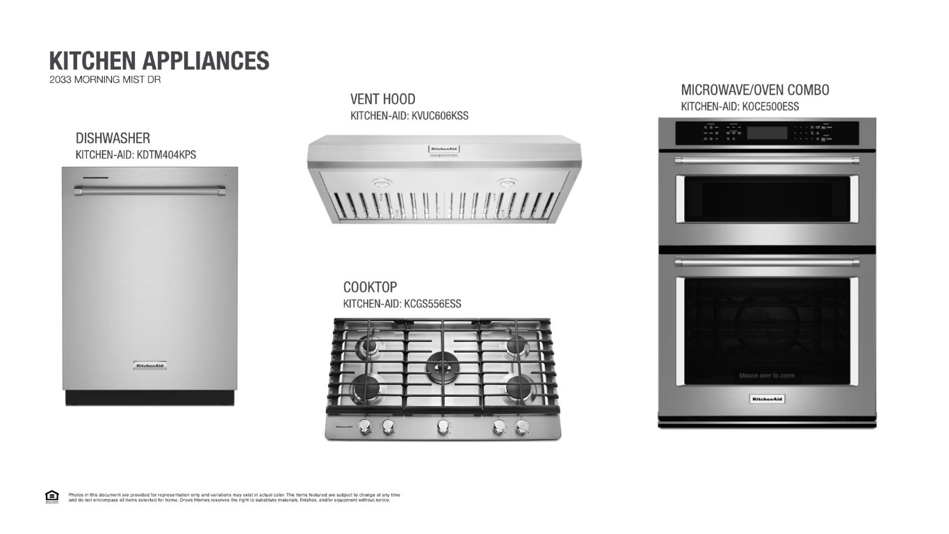 2033 Morning Mist Drive Georgetown, TX 78628 - Photo 6 of 9 a kitchen with a stove and a microwave