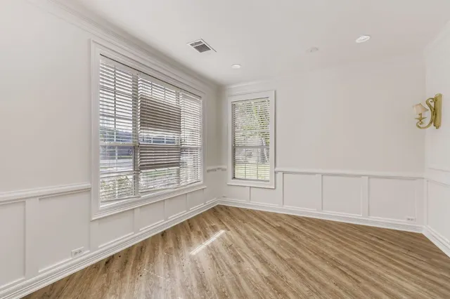 a view of a living room with furniture