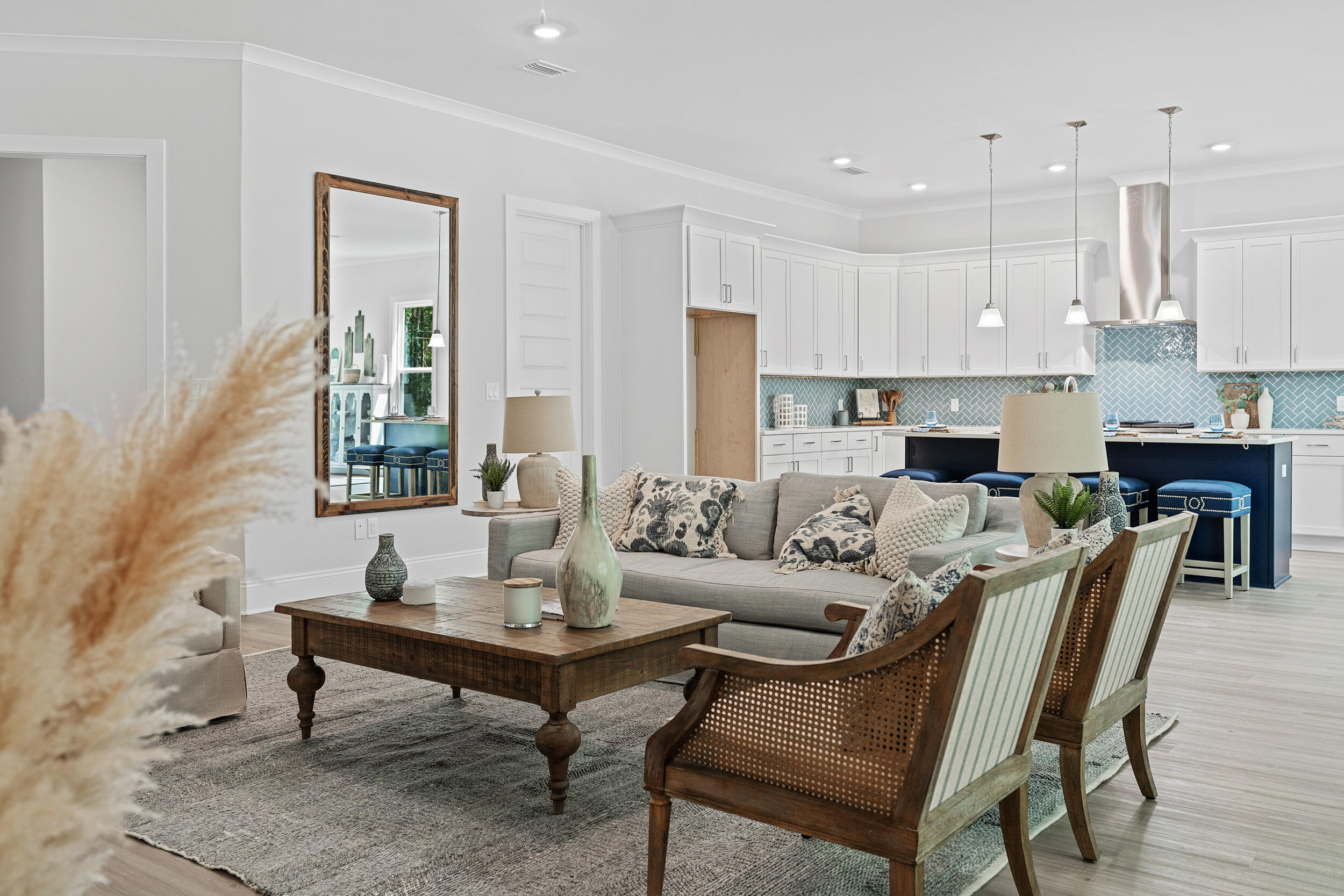 20 Mackenzie Lane, Unit LOT 34 Freeport, FL 32439 - Photo 14 of 50 a living room with furniture and a wooden floor