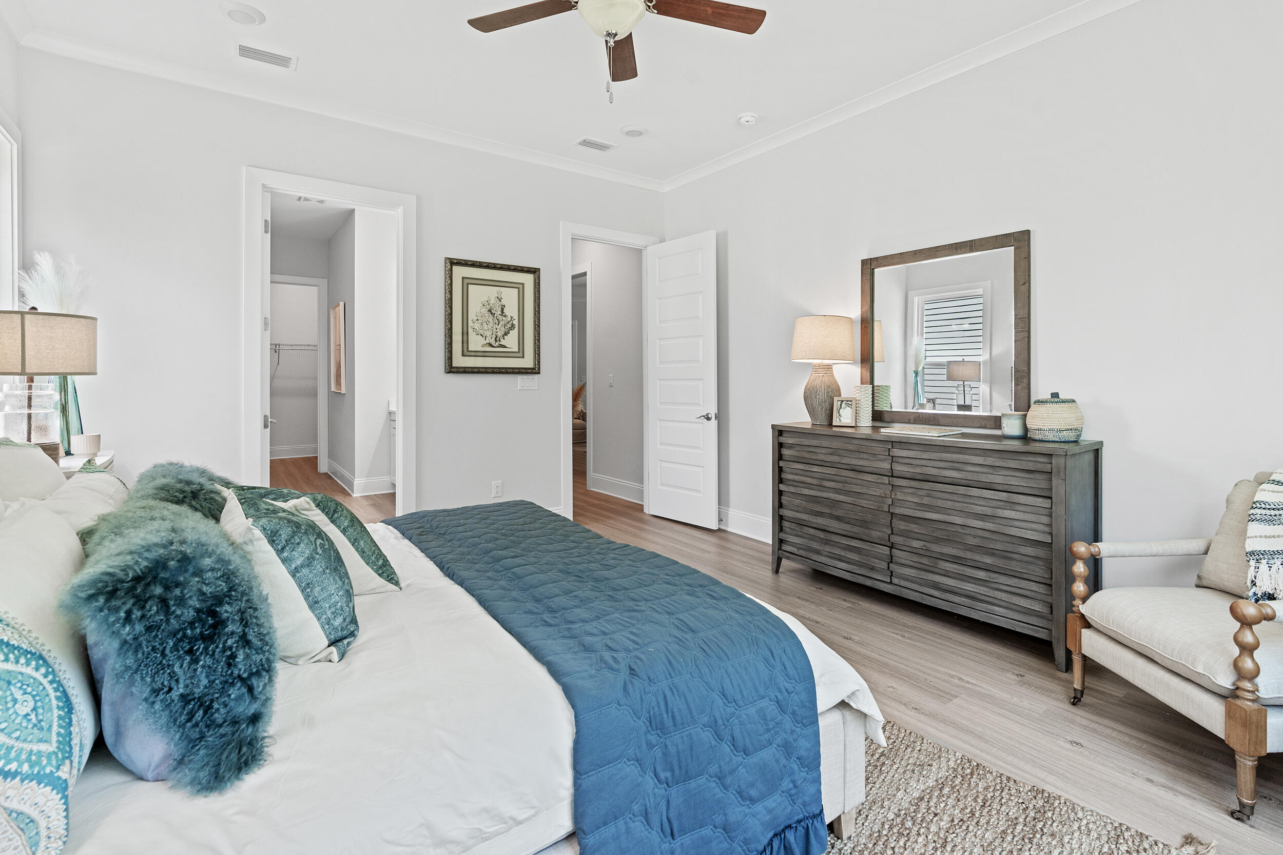 20 Mackenzie Lane, Unit LOT 34 Freeport, FL 32439 - Photo 34 of 50 a bed room with a bed window and a couch