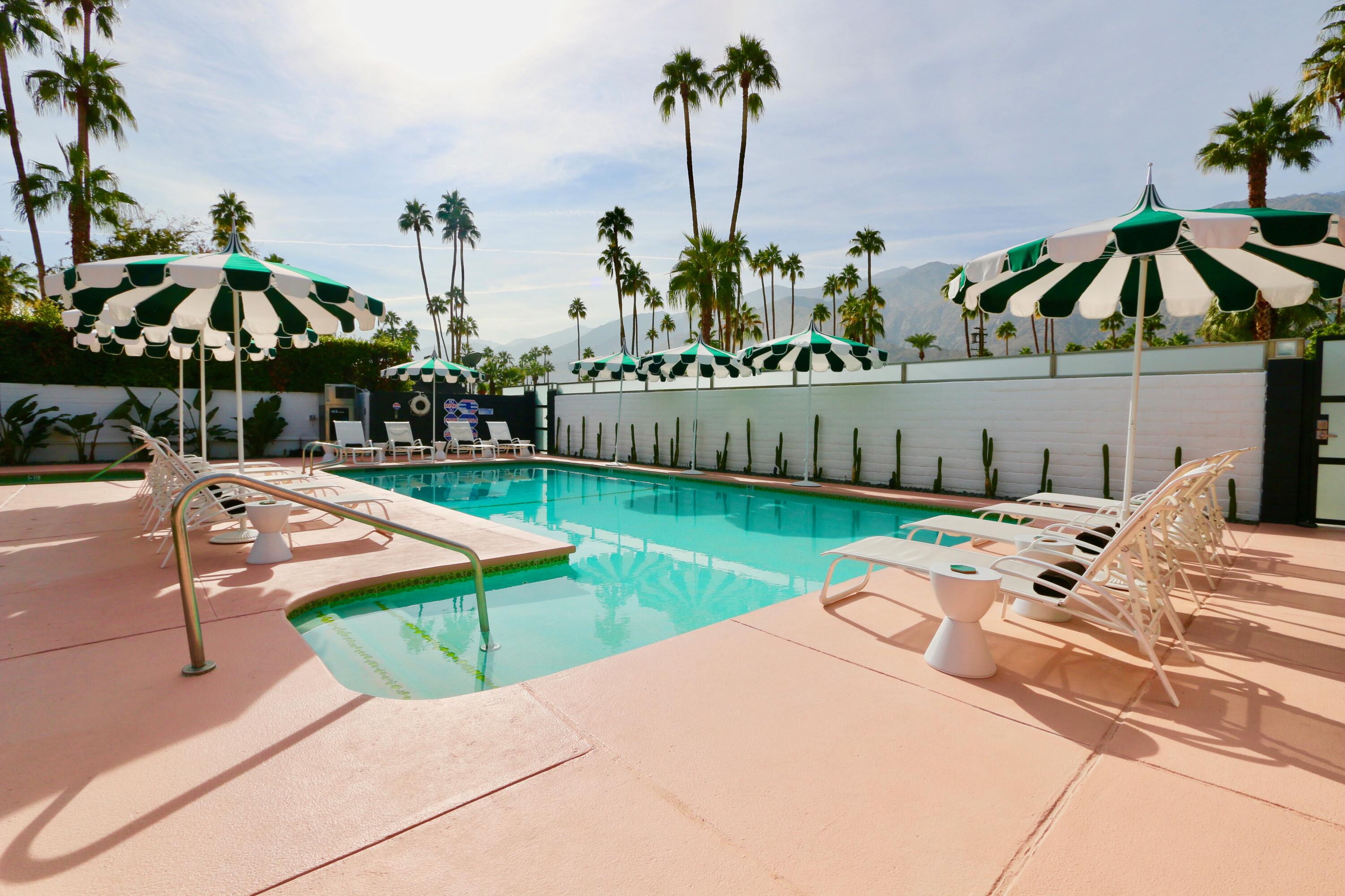 598 South Grenfall Road Palm Springs, CA 92264 - Photo 30 of 35 a view of swimming pool with chairs