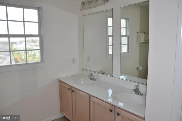 a view of a room with shelves