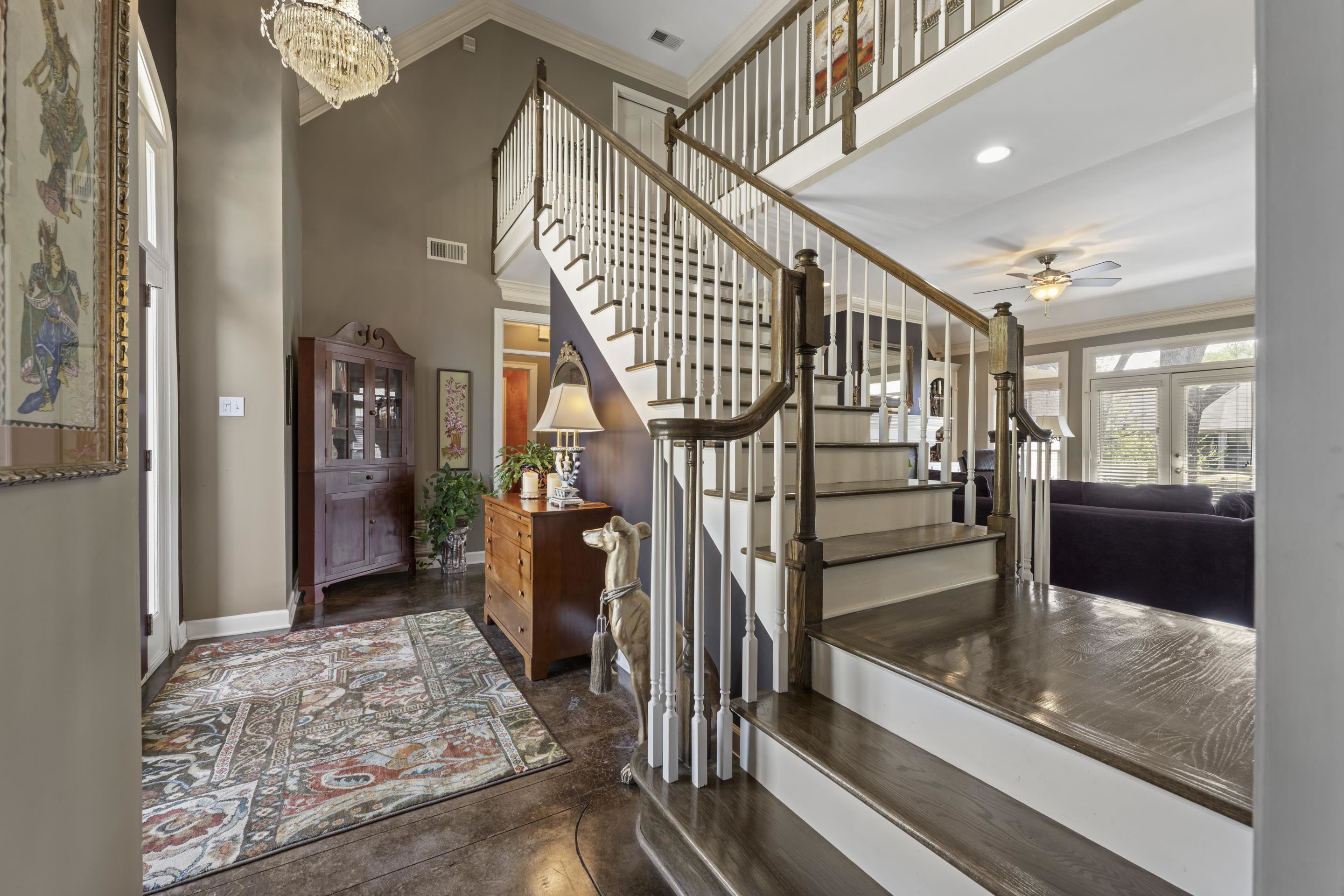 4132 Blackheath Drive Bartlett, TN 38135 - Photo 5 of 40 a view of entryway and hall with wooden floor