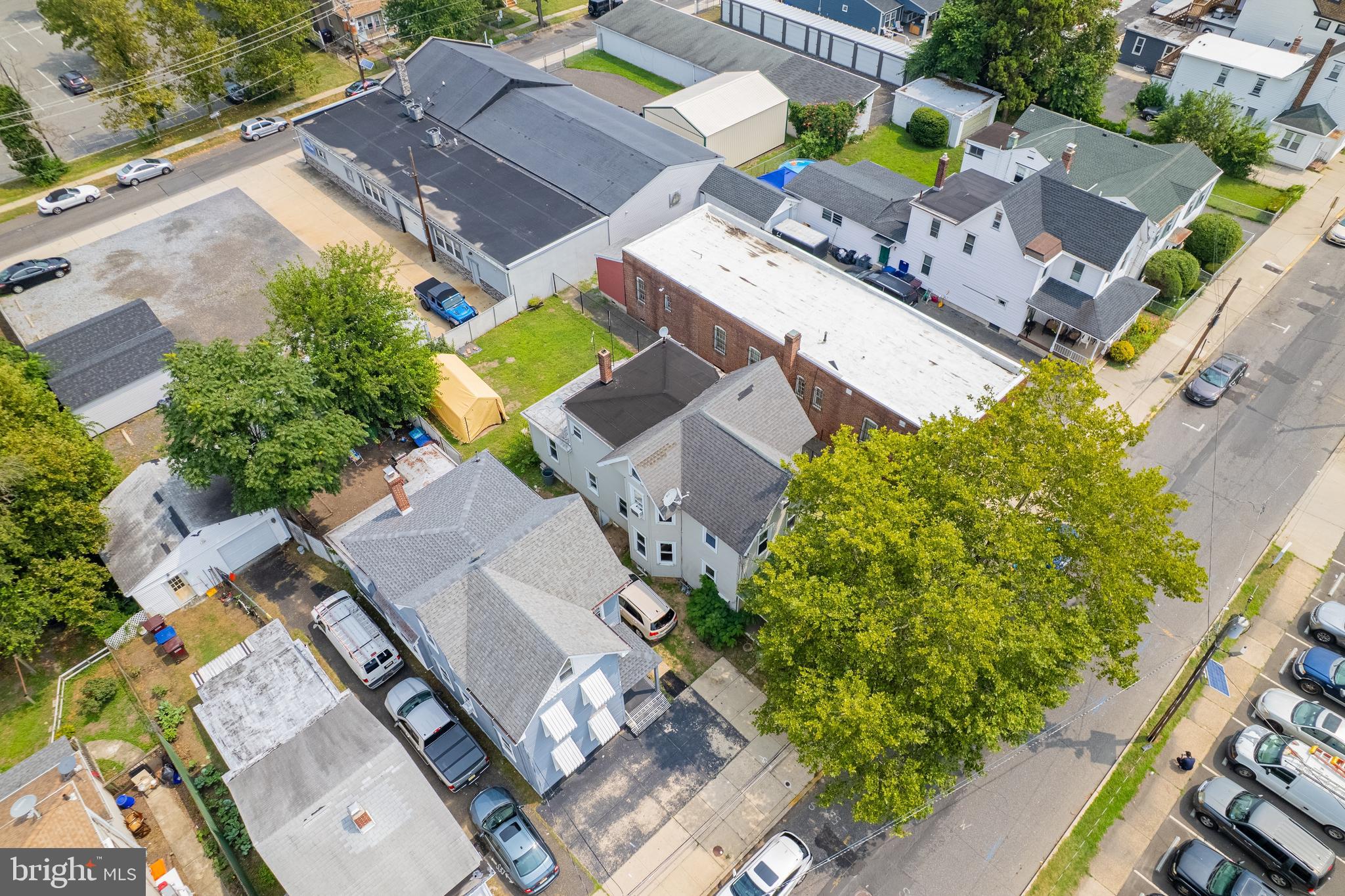 121 Bridgeboro Street Riverside, NJ 08075 - Photo 32 of 34 an aerial view of a house with a garden
