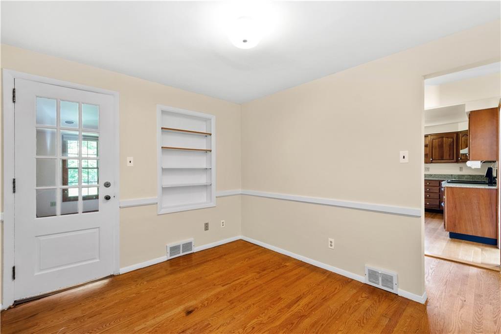 1413 Terrace Drive Pittsburgh, PA 15228 - Photo 26 of 50 a view of a kitchen with wooden floor and electronic appliances