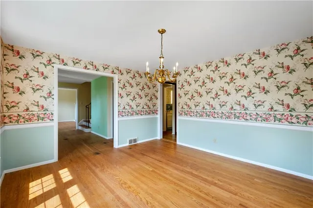 a view of a hallway with interior of the house