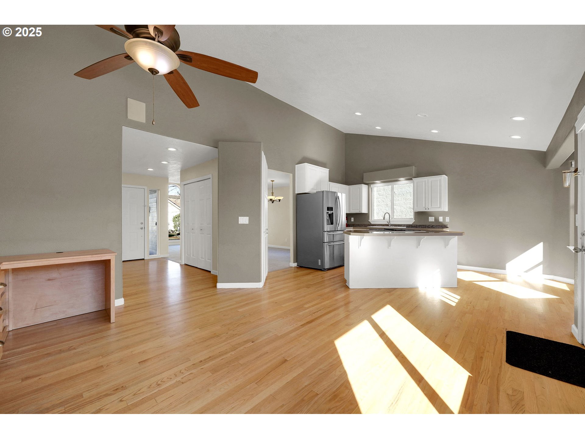 1587 Manchester Drive Eugene, OR 97401 - Photo 17 of 31 a view of open kitchen with wooden floor