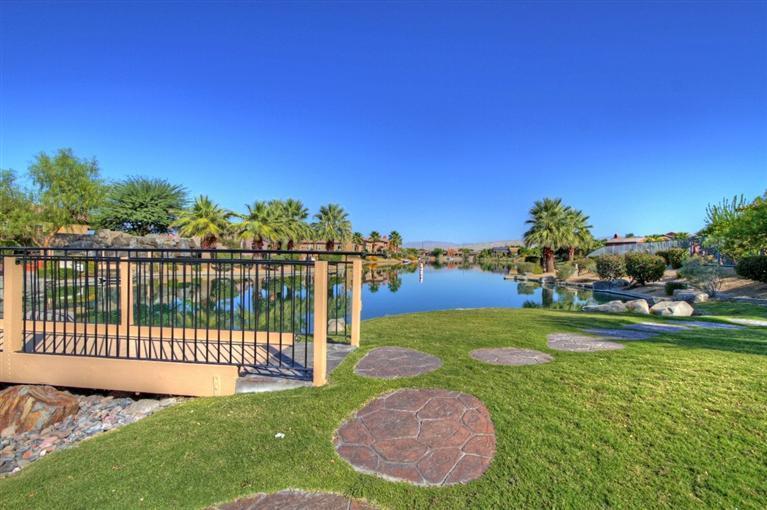 3 Via Santa Elena Rancho Mirage, CA 92270 - Photo 31 of 33 a view of a garden with a slide