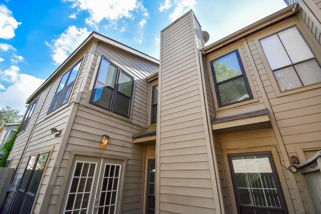 a view of a house with a door
