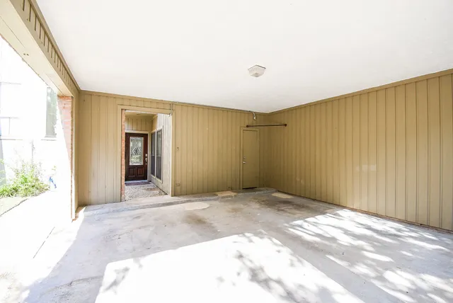 a view of an empty room