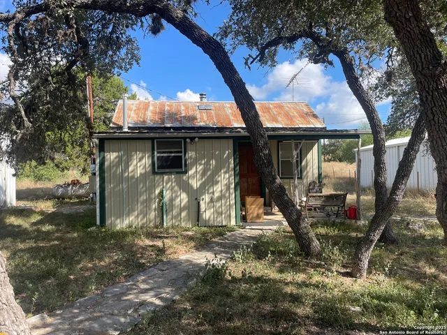 a backyard of a house