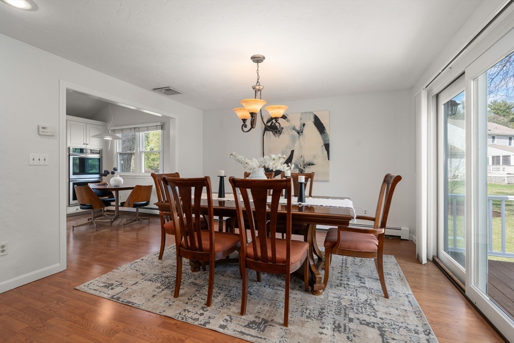 16 Blacksmith Drive Medfield, MA 02052 - Photo 12 of 40 a dining room with furniture window and wooden floor