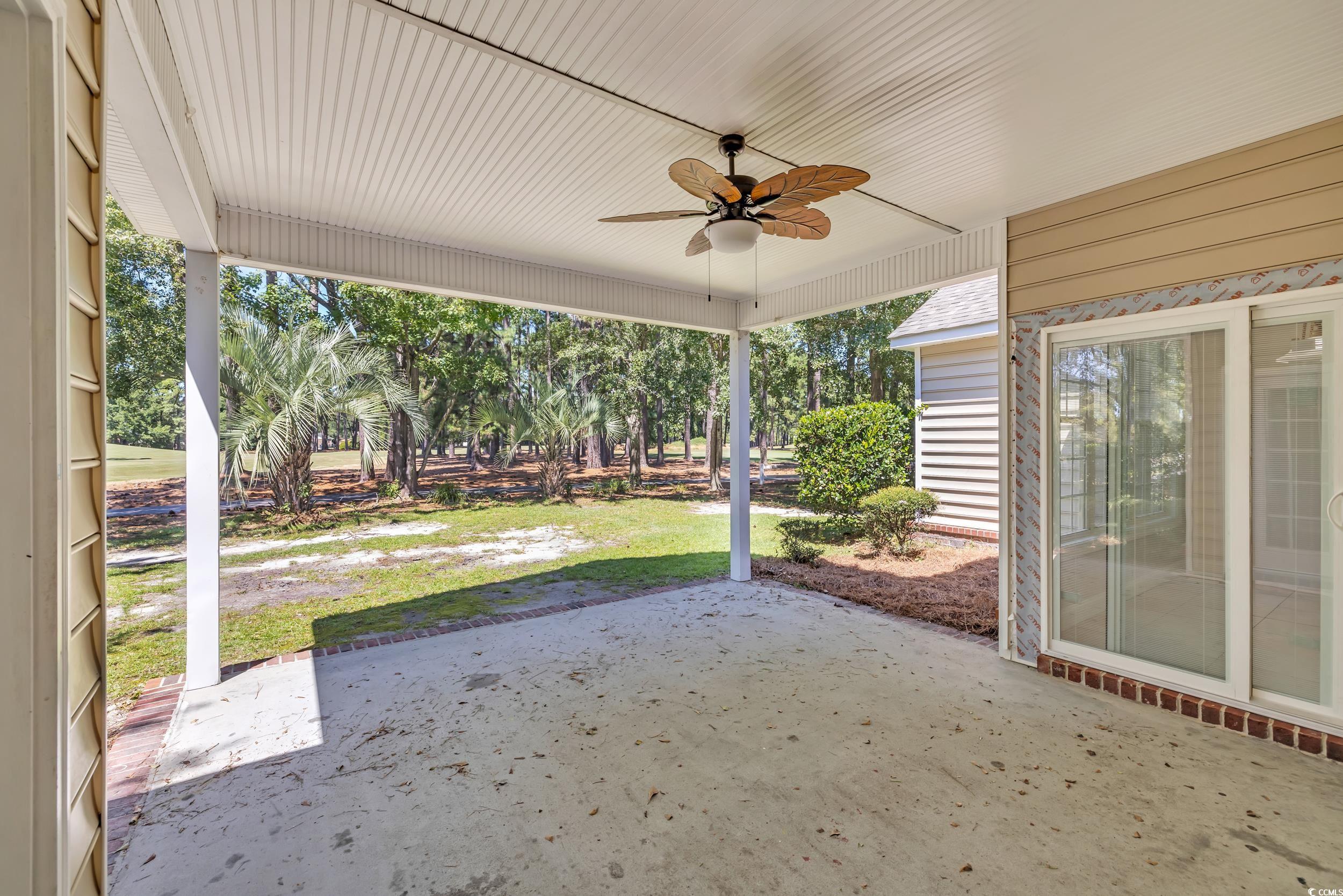 208 Lander Drive Conway, SC 29526 - Photo 33 of 40 View of patio featuring a ceiling fan