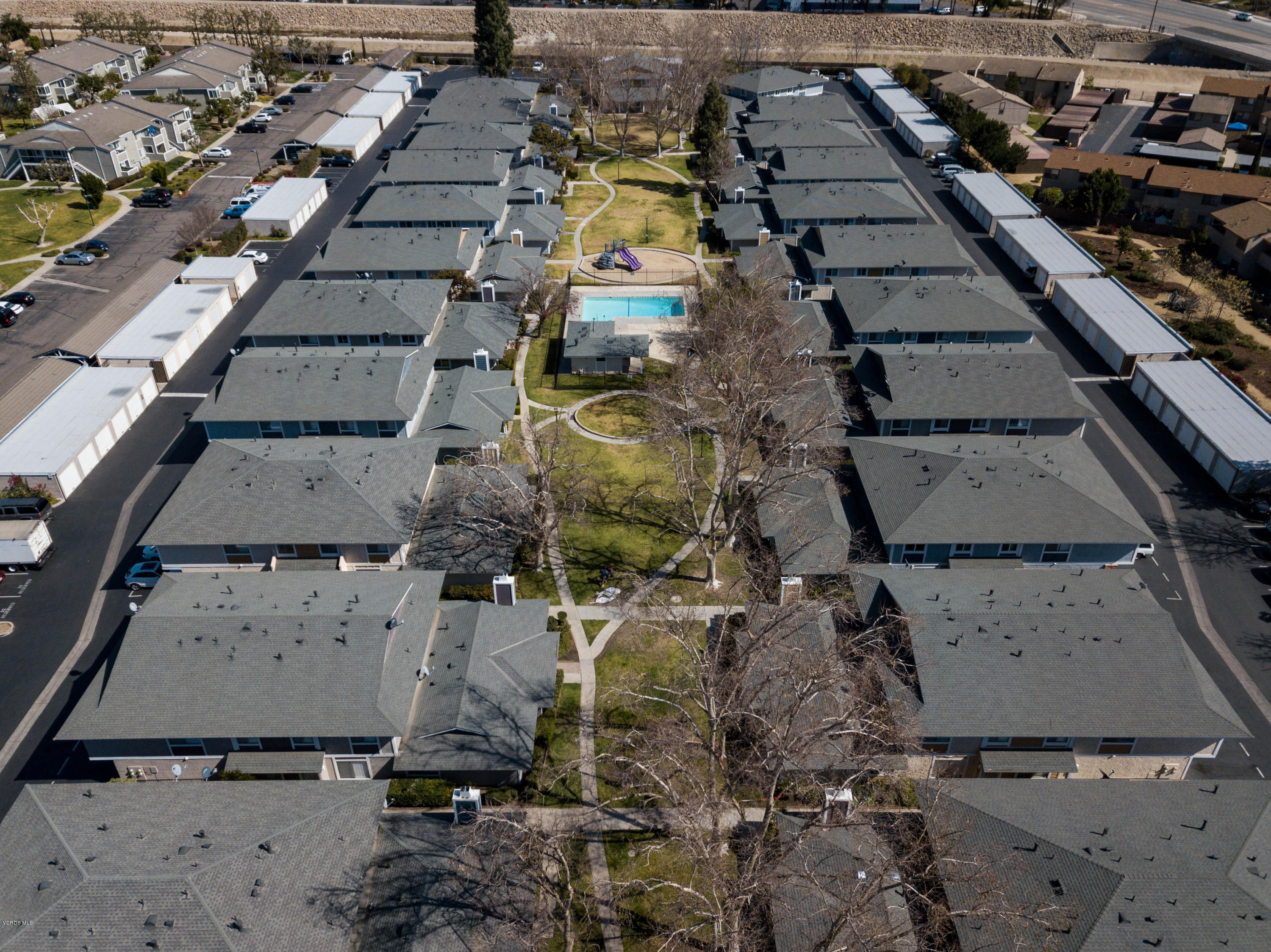 560 Spring Road, Unit 84 Moorpark, CA 93021 - Photo 20 of 21 Spring drone (3 of 4)