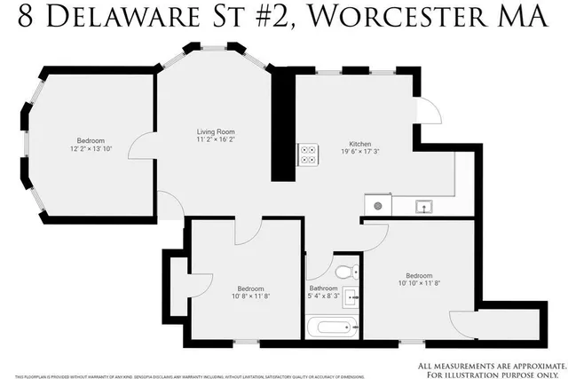 $2,300 | 8 Delaware Street, Unit 1, Worcester, MA 01603