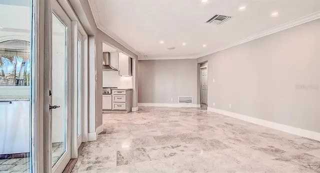 a view of an empty room