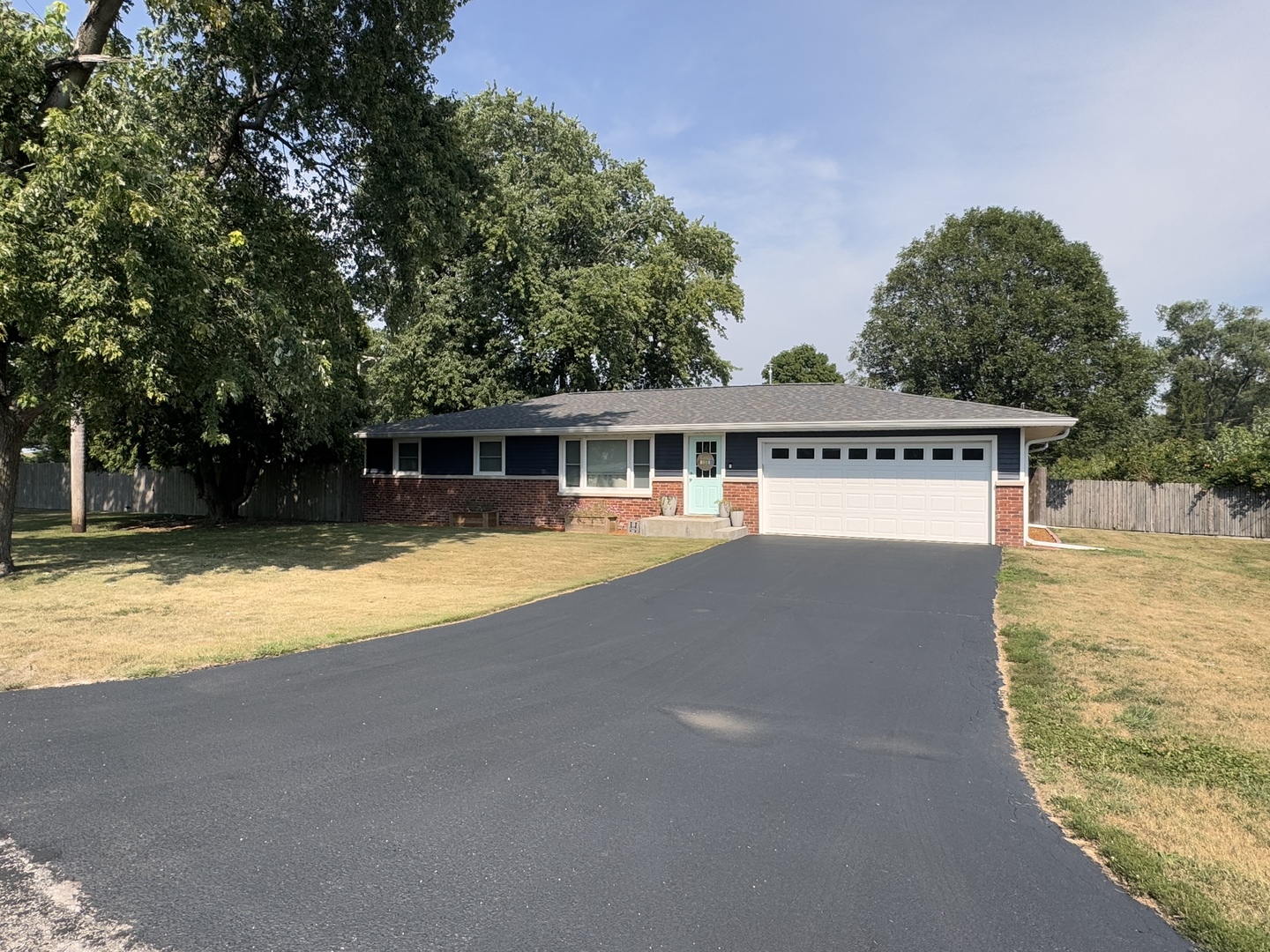 front view of house with a yard