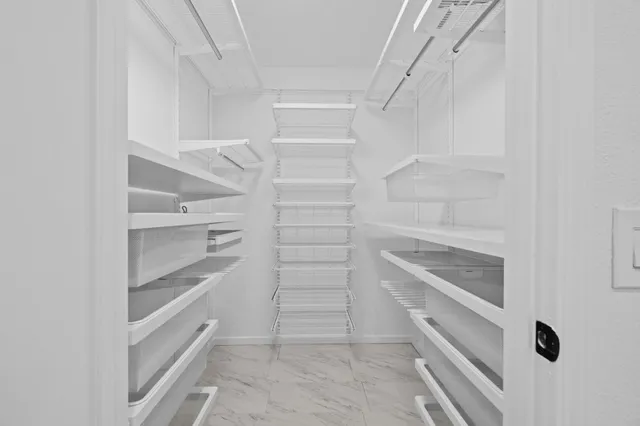 a view of walk in closet