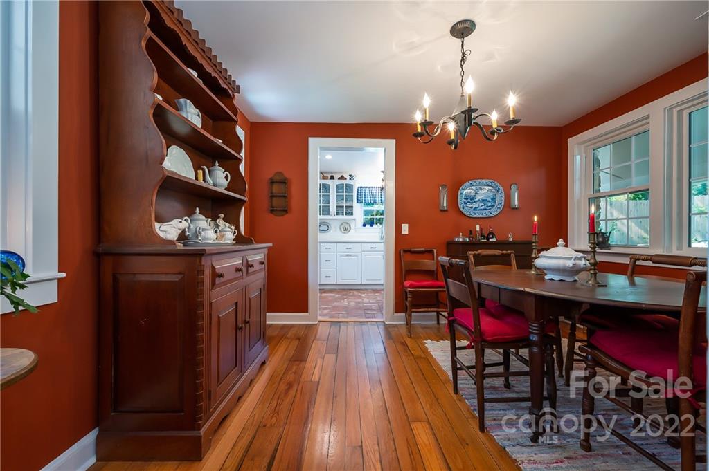 146 Hidden Hill Road Tryon, NC 28782 - Photo 4 of 43 a view of a kitchen and dining room