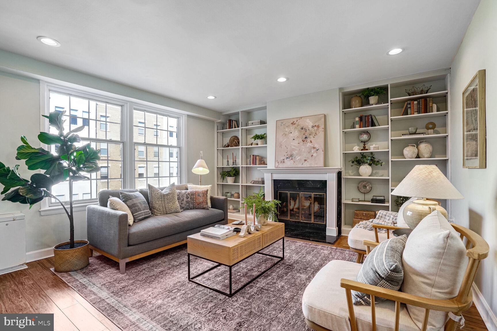 1880 Columbia Road Northwest, Unit 604 Washington, DC 20009 - Photo 1 of 26 Living room with beautiful windows