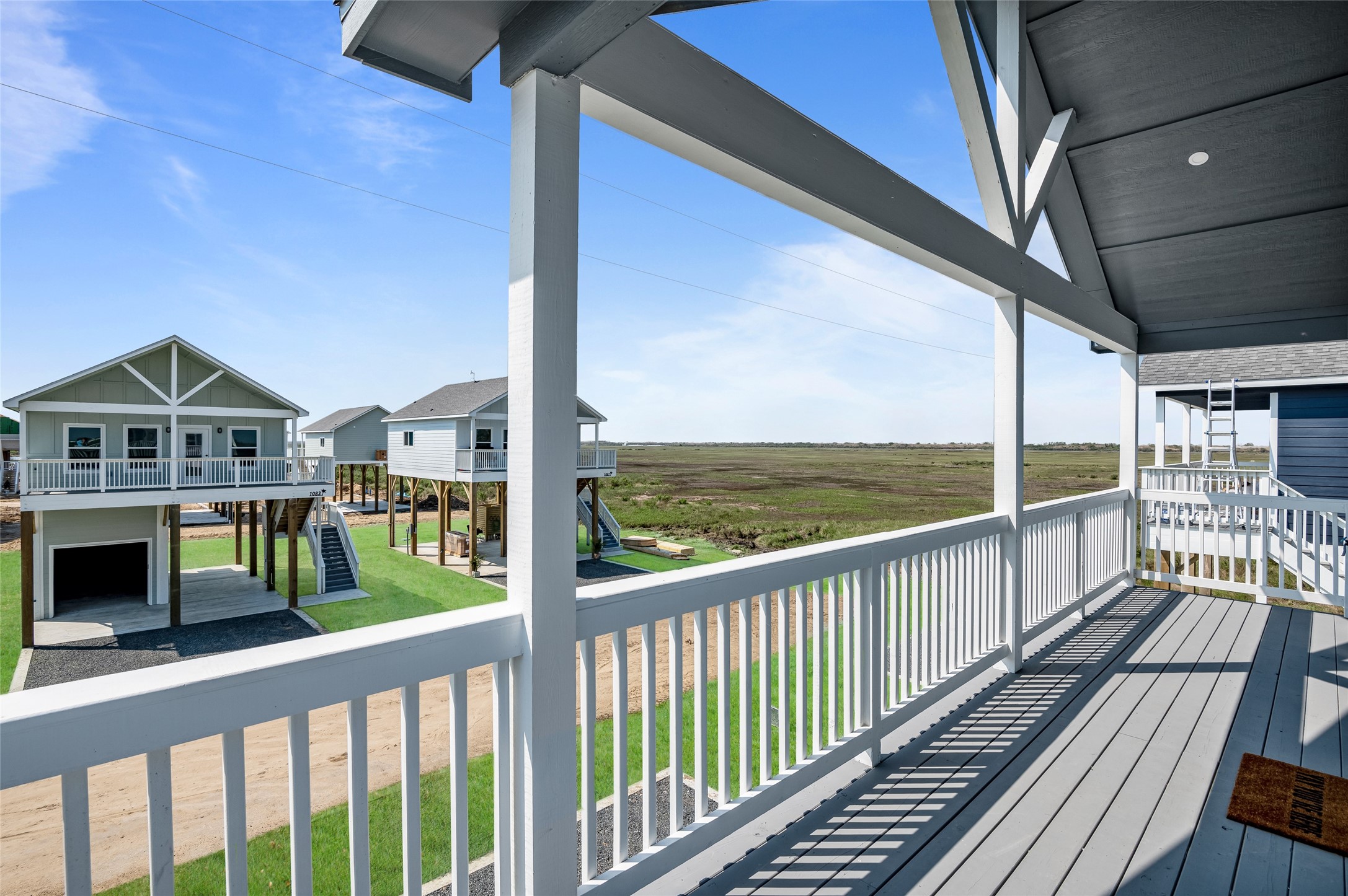 1084 Johnson Road Port Bolivar, TX 77650 - Photo 6 of 39 a view of city from balcony