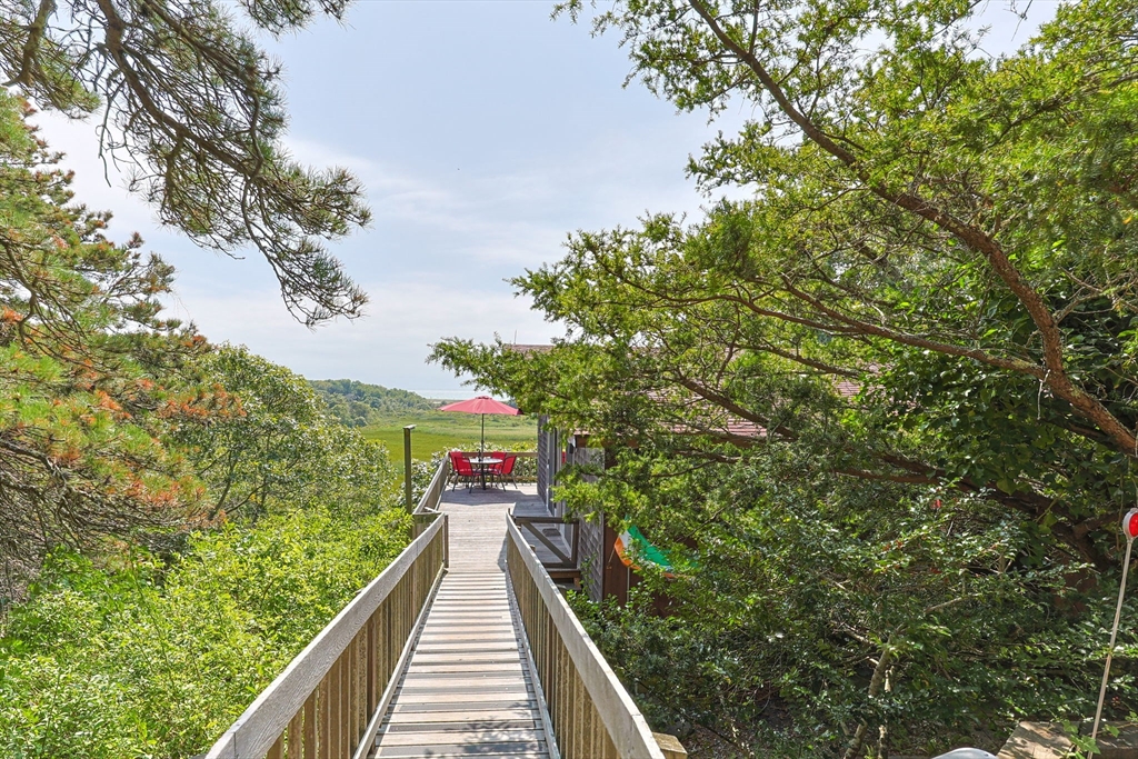 25 Resolution Road Truro, MA 02666 - Photo 34 of 42 a view of a balcony with an outdoor space