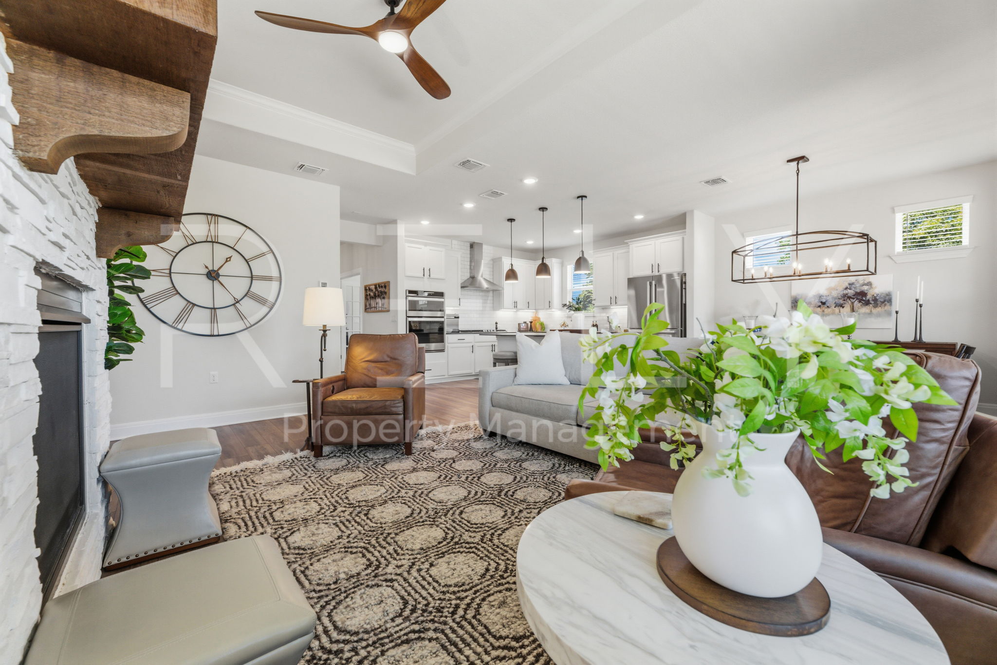 101 Spanish Star Street Georgetown, TX 78633 - Photo 18 of 39 An inviting great room with an open-concept kitchen, perfect for entertaining.