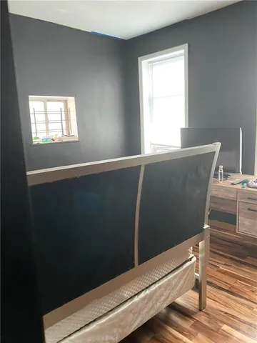 a view of wooden floor