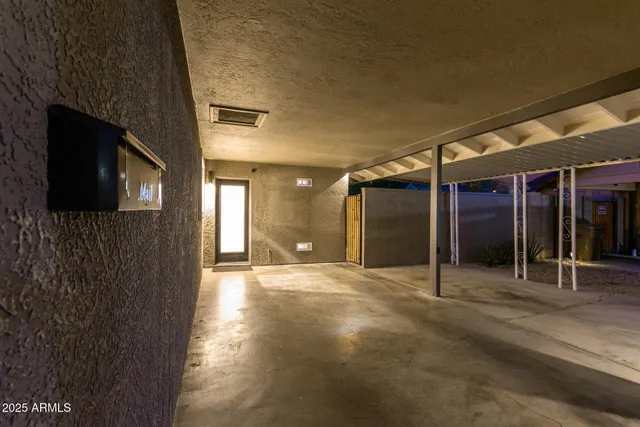 a view of an empty room