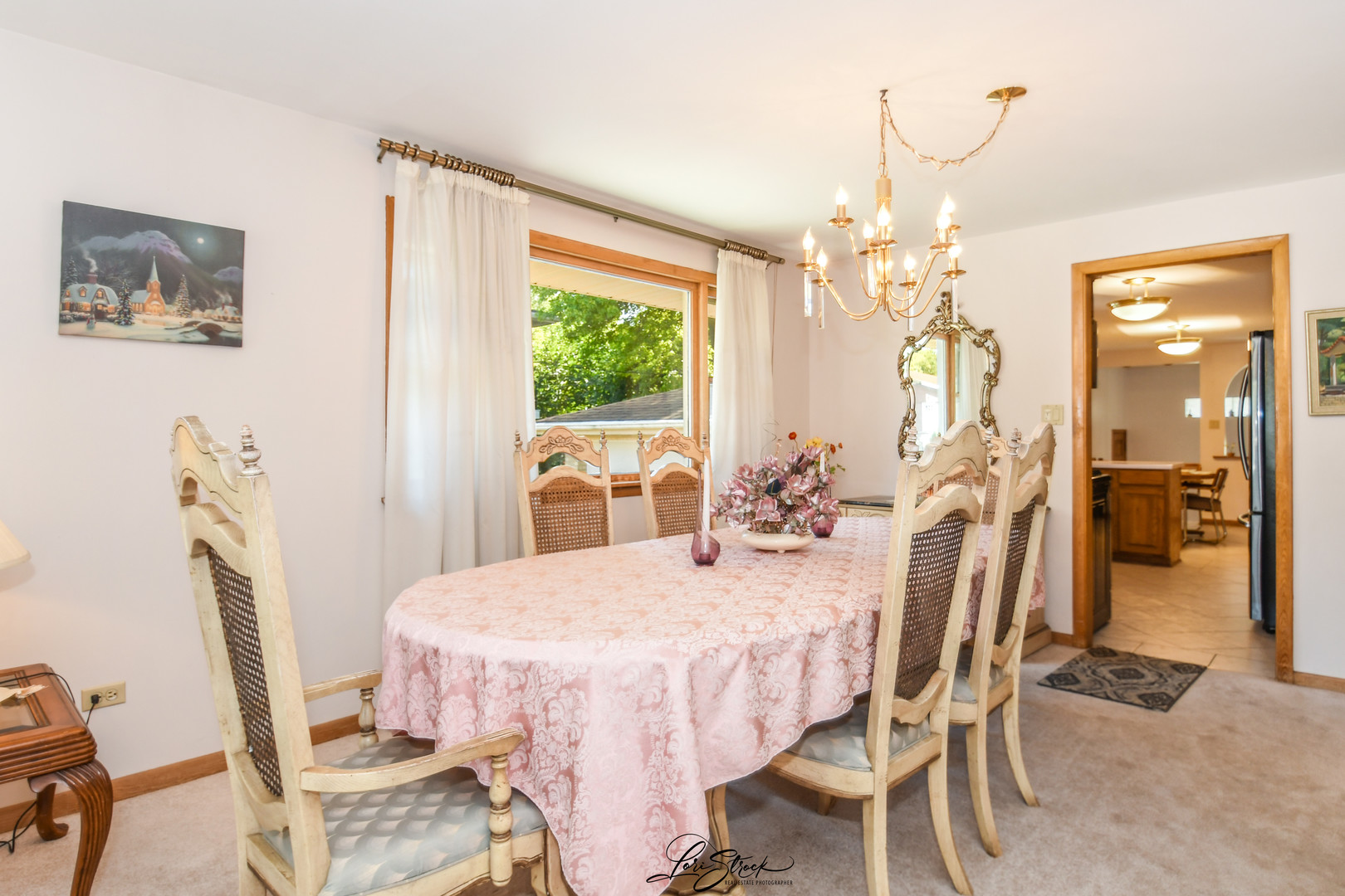 3409 173rd Place Lansing, IL 60438 - Photo 5 of 26 a view of a dining room with furniture window and outside view