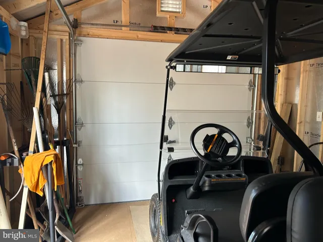 a room with furniture