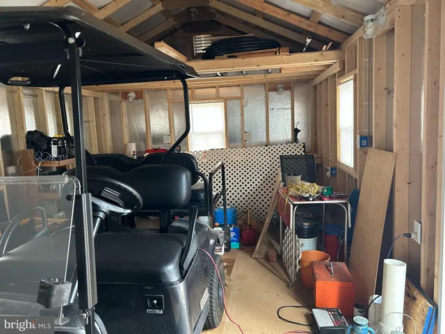 a backyard of a house