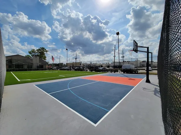 a view of a tennis court
