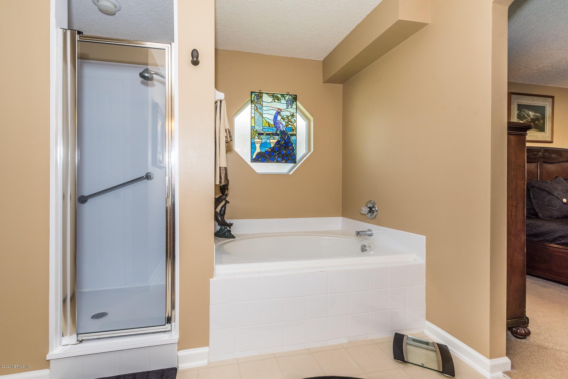 1773 Keswick Road St. Augustine, FL 32084 - Photo 18 of 35 Master Bathroom Tub and Separate Shower