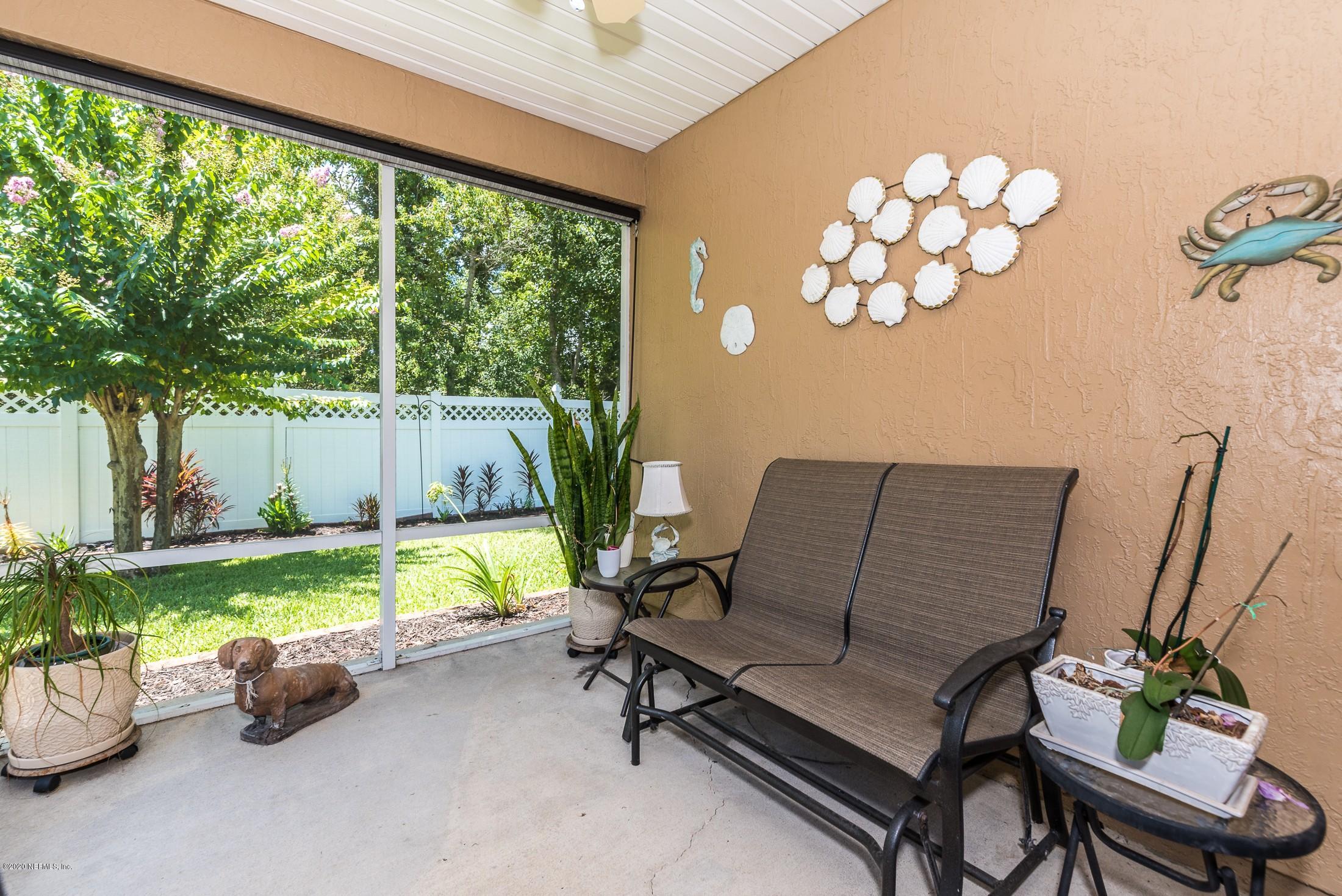 1773 Keswick Road St. Augustine, FL 32084 - Photo 27 of 35 screened Lanai and Yard