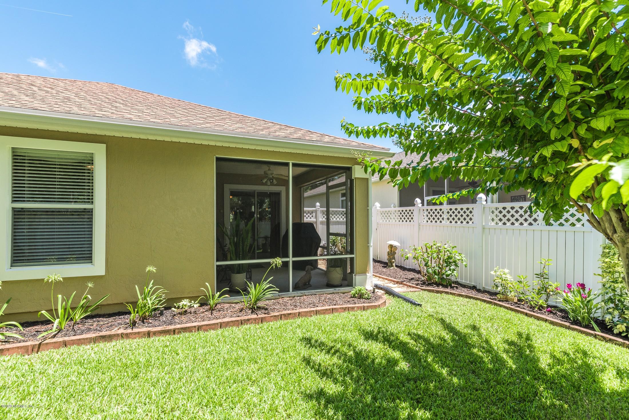 1773 Keswick Road St. Augustine, FL 32084 - Photo 29 of 35 Back Yard and Screened Lanai