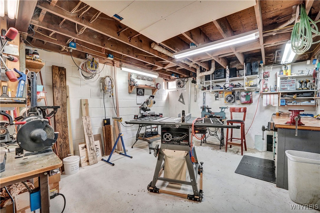 2511 March Road Eden, NY 14057 - Photo 21 of 32 Work shop in basement