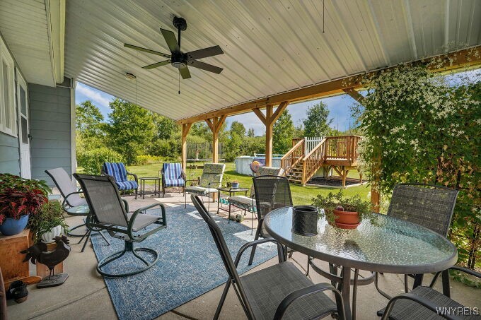 2511 March Road Eden, NY 14057 - Photo 24 of 32 Covered back patio