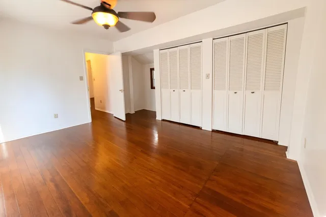 a small garden covered with tall buildings