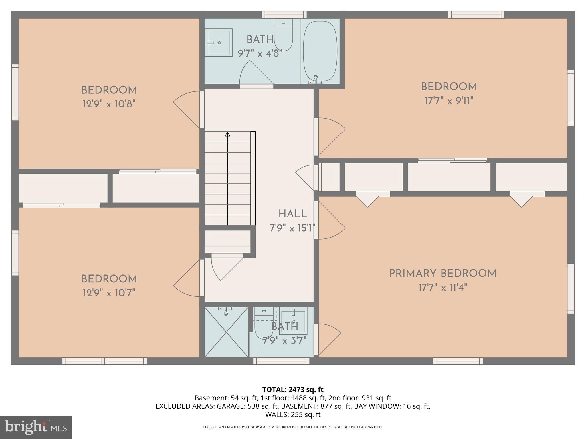 4308 Meadowcliff Road Glen Arm, MD 21057 - Photo 37 of 39 Upper 1 - Floor Plan