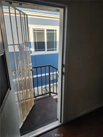 a view of an front door