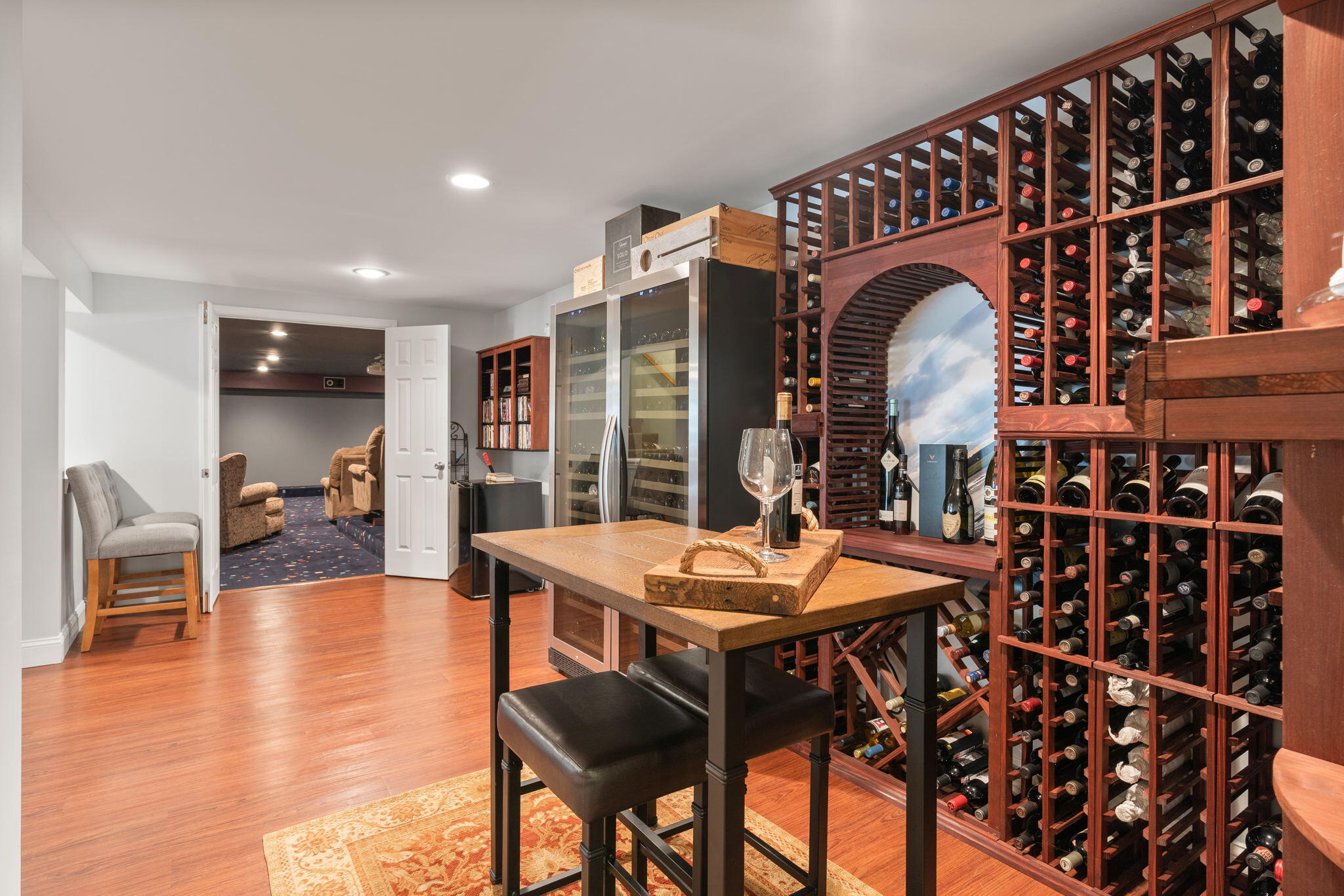 12 Freedom Road Scarborough, ME 04074 - Photo 64 of 95 Wine Storage & Bistro Seating