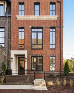 a front view of a building