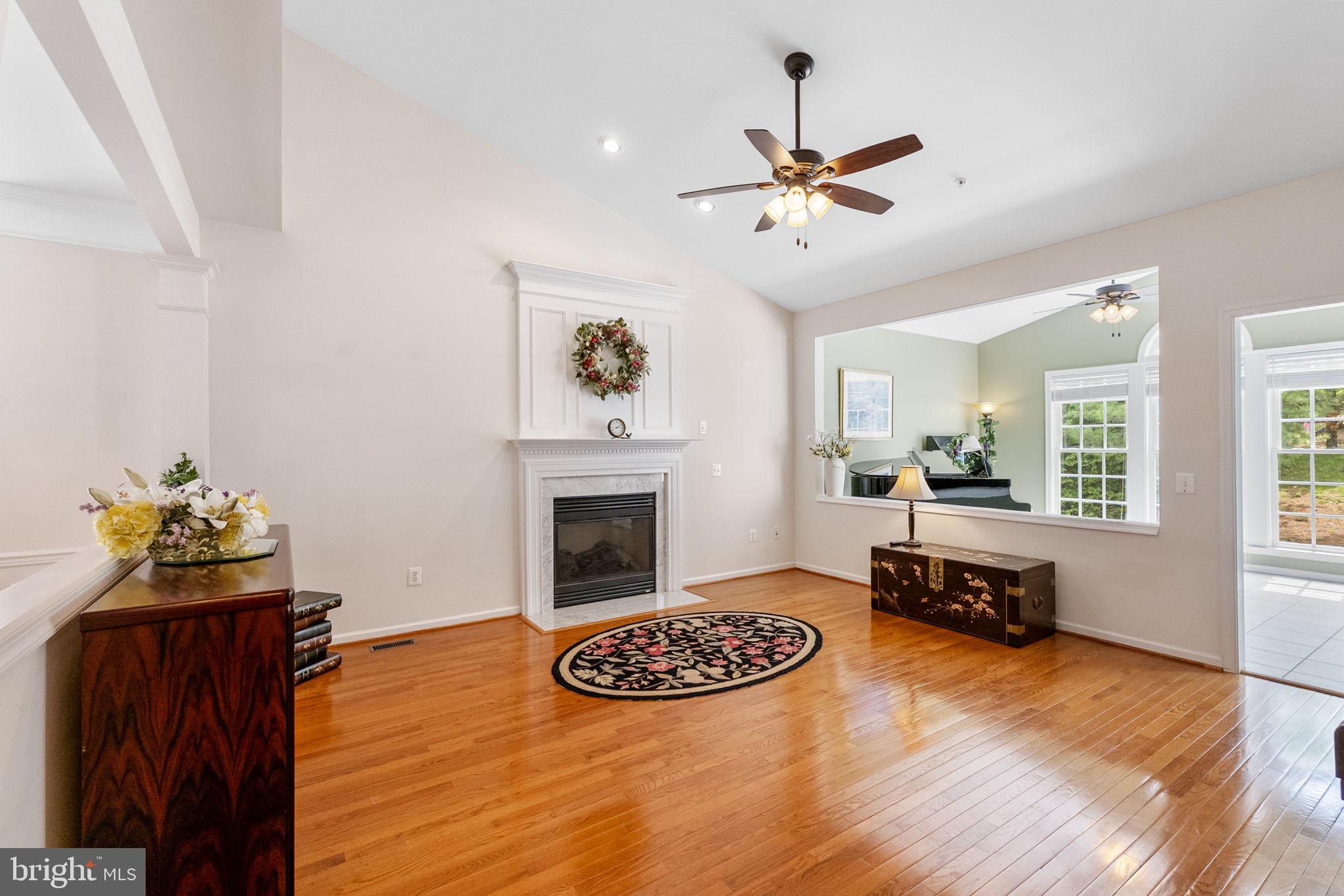 8245 Academy Road, Unit 42 Ellicott City, MD 21043 - Photo 10 of 48 Main level living room with Fireplace