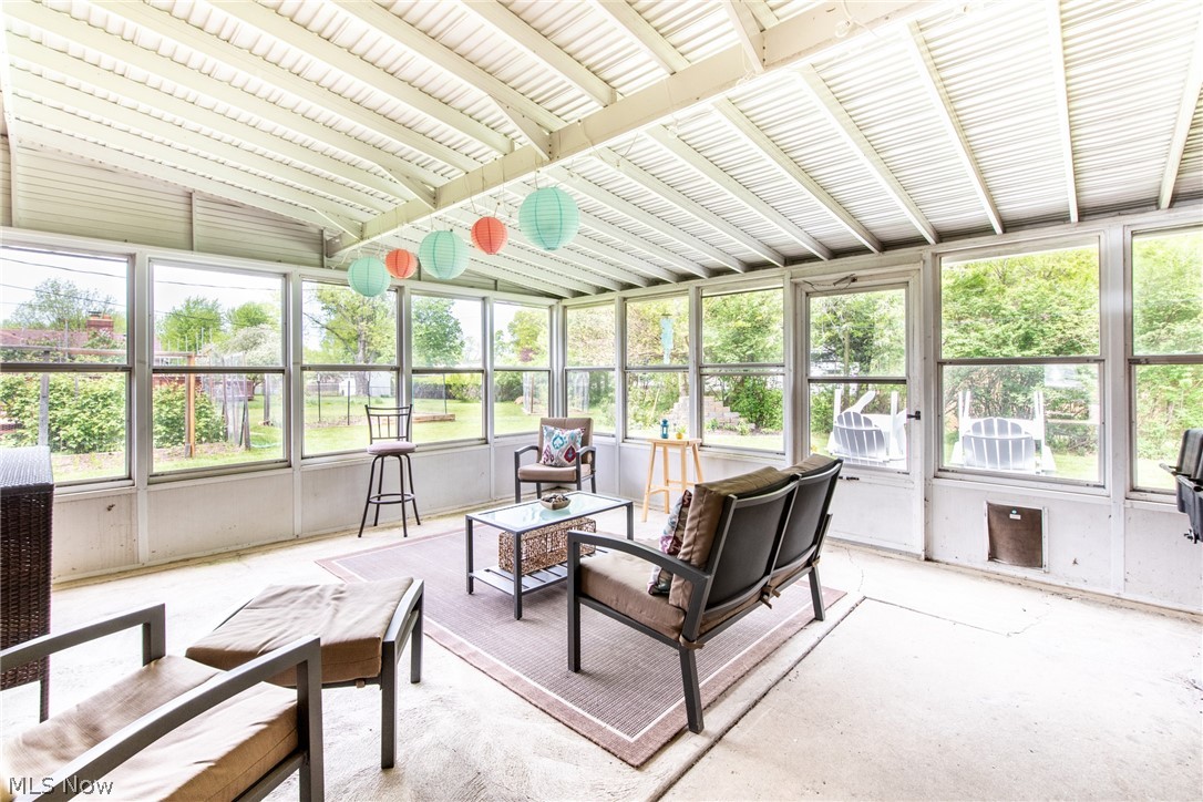 1255 Blanchester Road Lyndhurst, OH 44124 - Photo 16 of 29 Wonderful 19 X 12 Three Season Room with Built in Gas Grill, Perfect for Entertaining