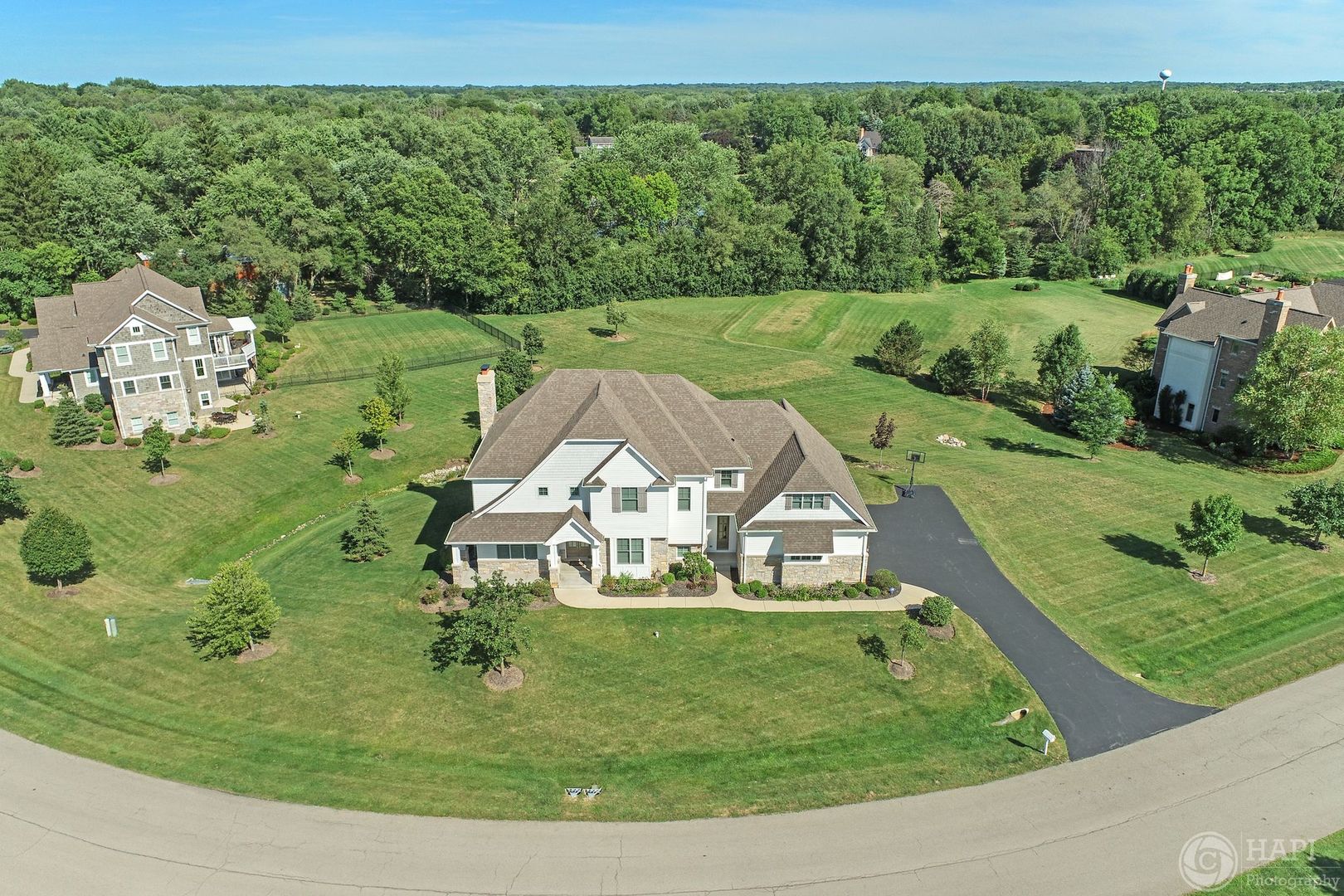26021 West Sunset Road Barrington, IL 60010 - Photo 37 of 39 an aerial view of a house with a yard